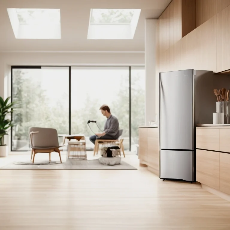 Array of smart home AI devices in a living room setup